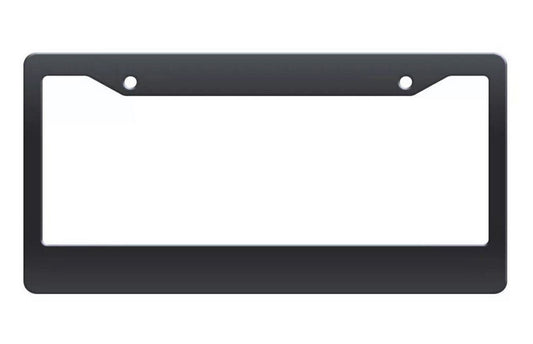 Car license plate frame cover cap, trunk black plastic, suitable for Cadillacs.
