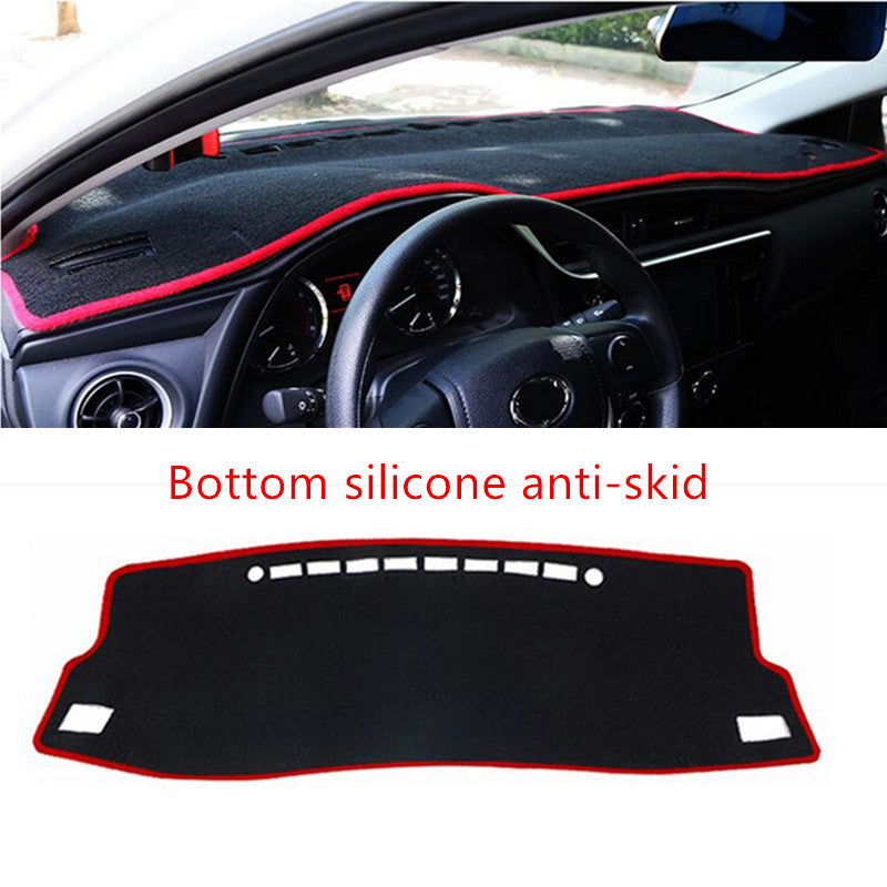 Suitable for Toyota for Corolla 2014-2018 cars, DashMat dashboard protector pad, red, 1 piece.