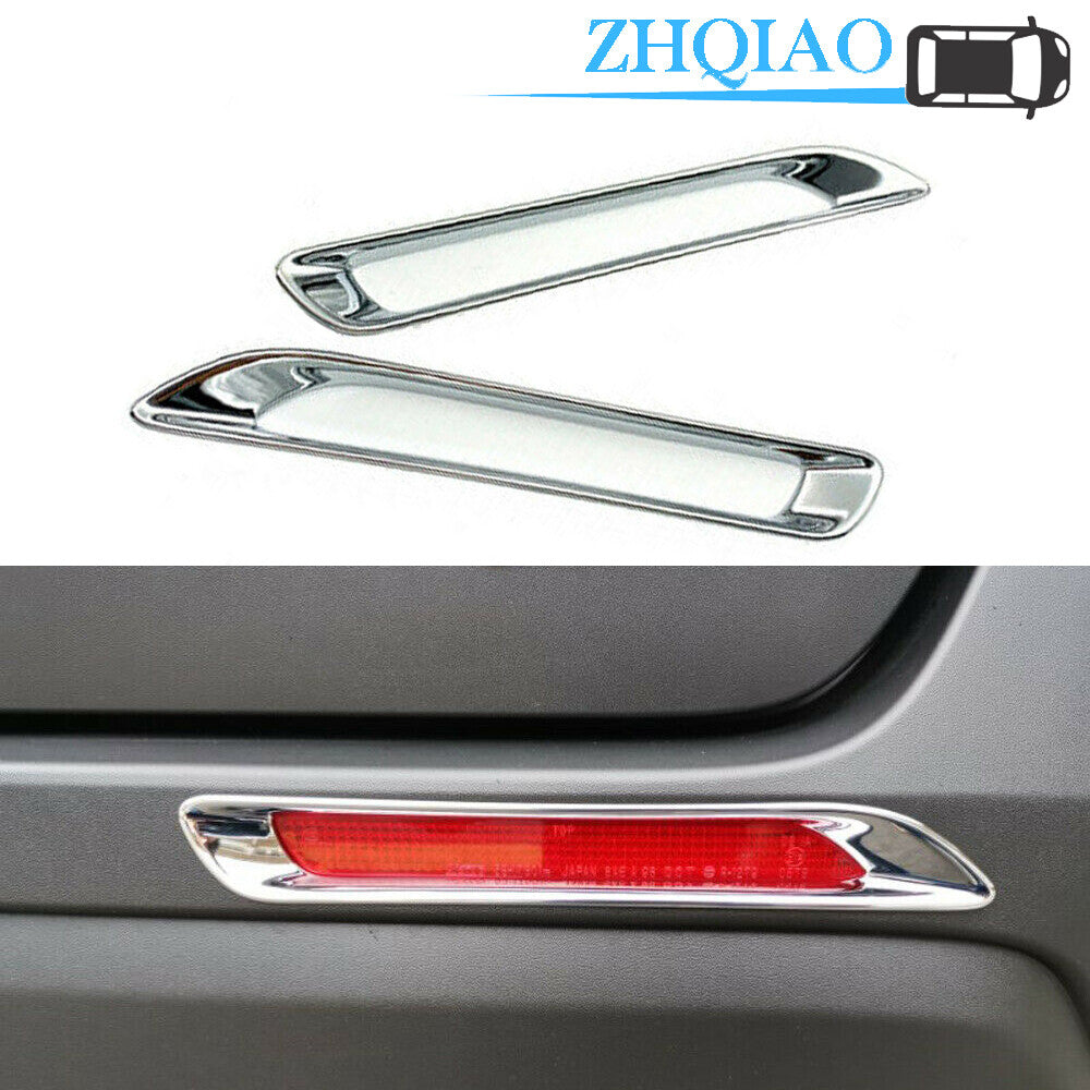Chrome Rear Fog Light Lamp Cover Trim Decor Fits for Toyota New RAV4 2019 2020