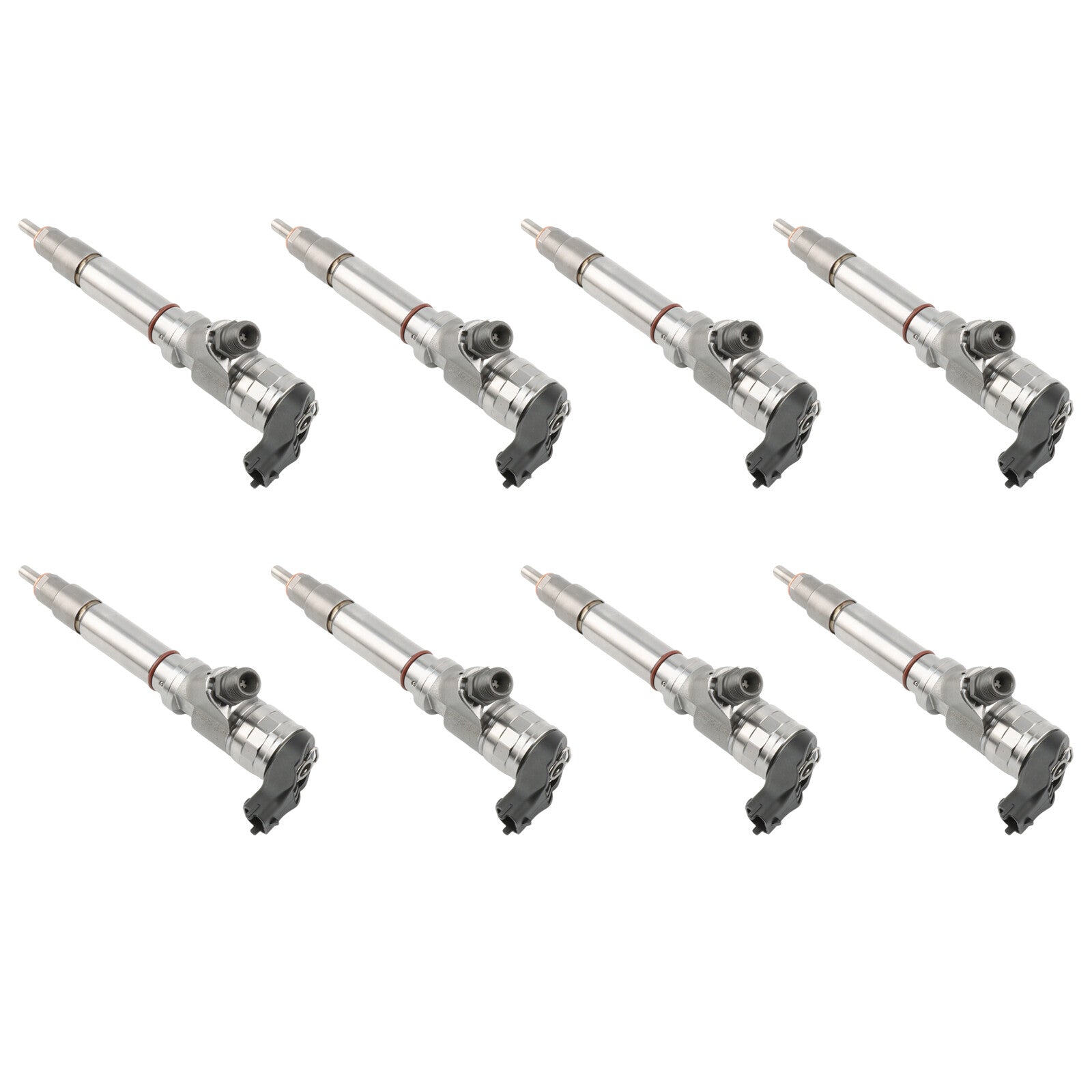 Set of 8 For 2004.5-2005 6.6L LLY GM for Chevrolet Duramax 97780144 Fuel Injectors