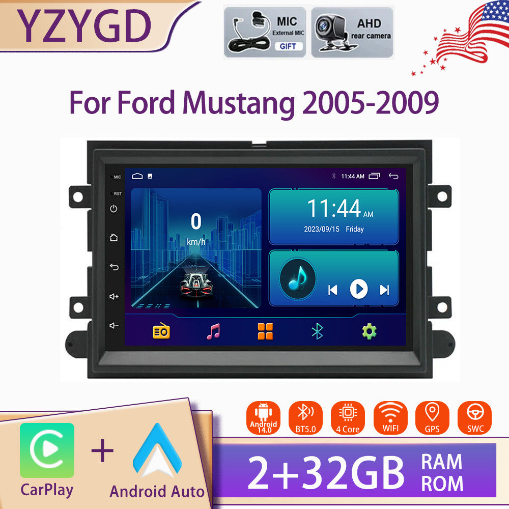 Android Auto Carplay Car Stereo Radio GPS Navi Screen for Ford for Mustang 2005-2009