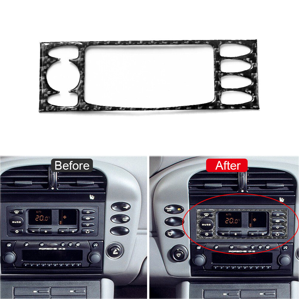 Carbon Fiber Interior A/C Insert Cover Trim for Porsche Boxster/996 1998-2004