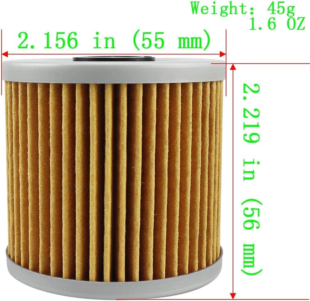 4xOil Filter for KAWASAKI KSF250 KSF 250 MOJAVE 250 1987-2004/KLT250 KLT 250