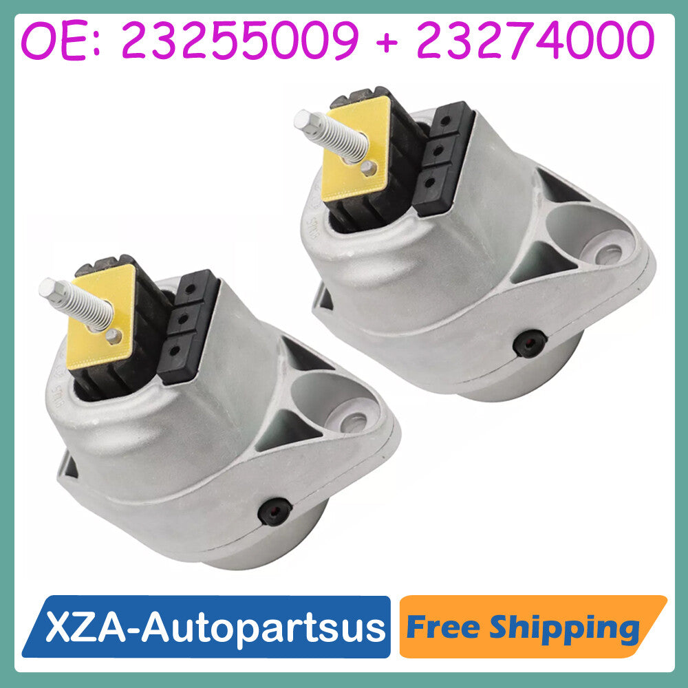 Pair Engine Mount Left Right For 2013-2019 for Cadillac ATS CTS 2.0L 23255009