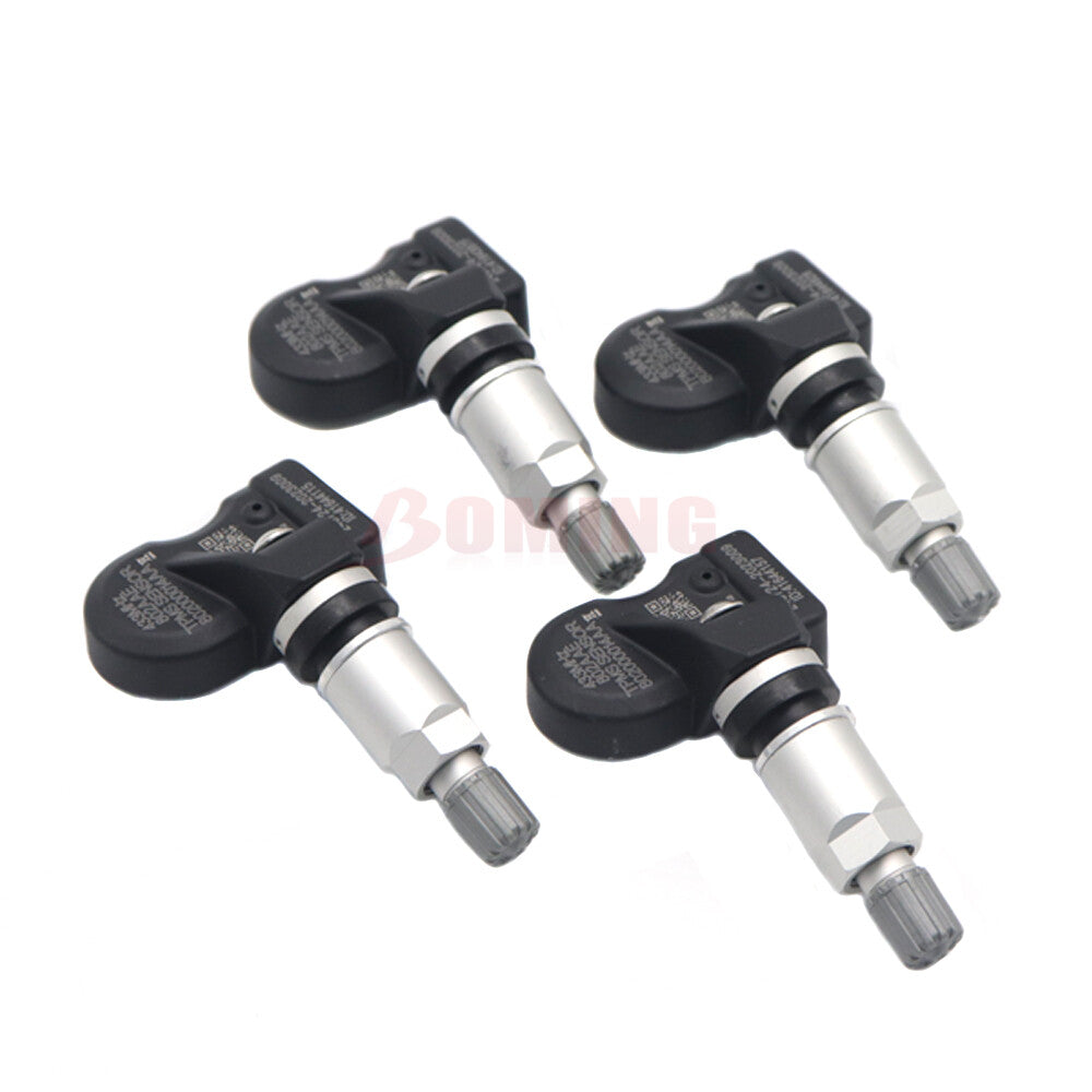 4-pack of tire pressure sensors 802000014AA suitable for EXEED TX TXL VX 2019-2024 TPMS 433MHz