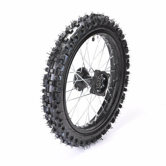 15mm 60/100-14 front tire, 1.4x14 rim for Taodao cooler 110/125 Pit bicycle