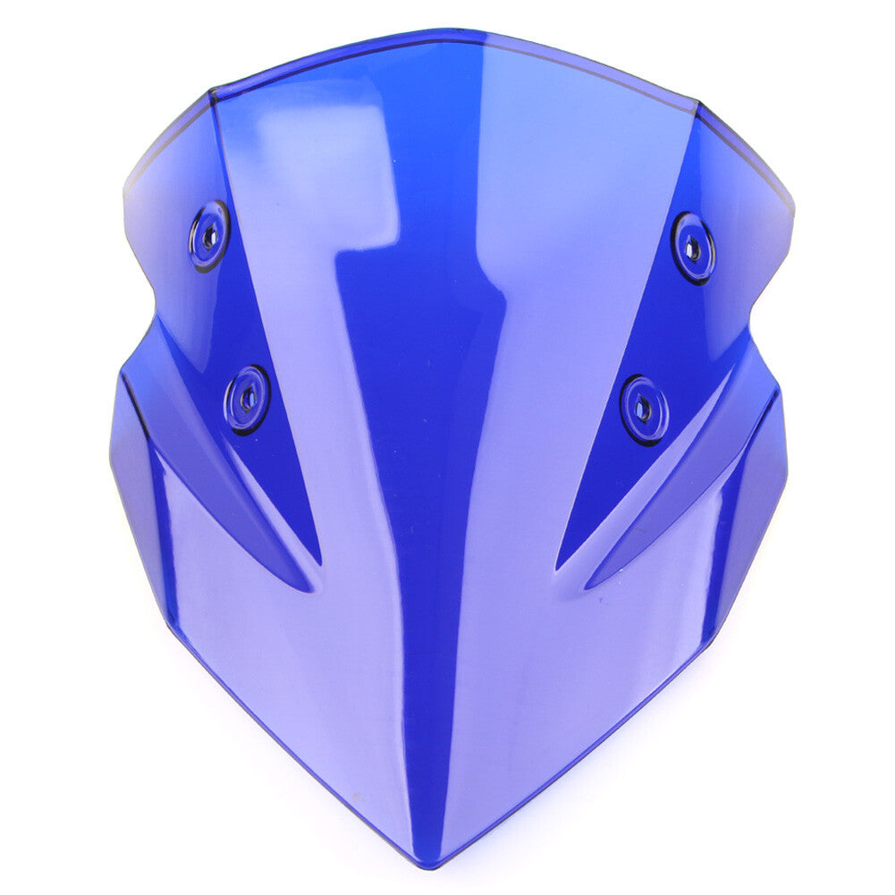 Blue ABS Motorcycle Windshield Windscreen for Kawasaki Z400 2018 2019 2020-2022