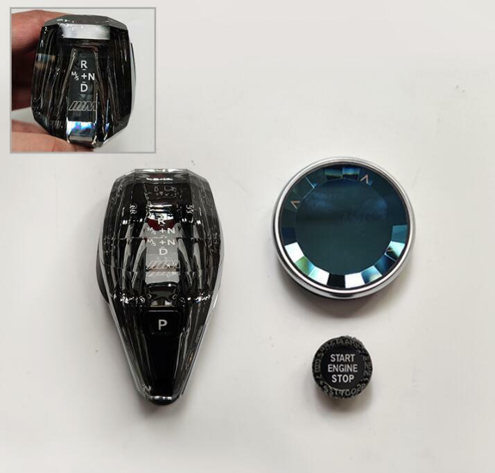 Fit for BMW 5 Series G30 2018-2022 Crystal Style Interior Gear Shift Knob Cover
