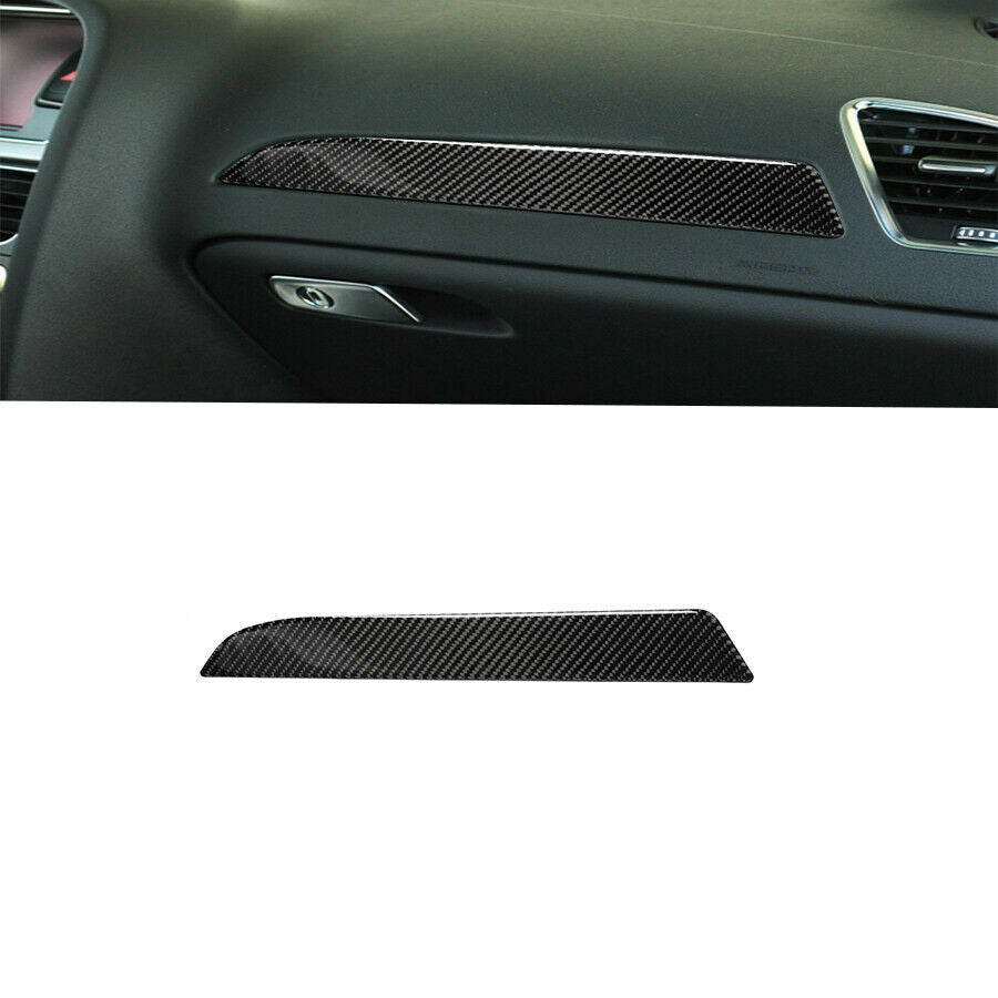 Carbon fiber interior dashboard trim suitable for Audi for A4 , B8, for A5 , and Q5 (2009-2016).