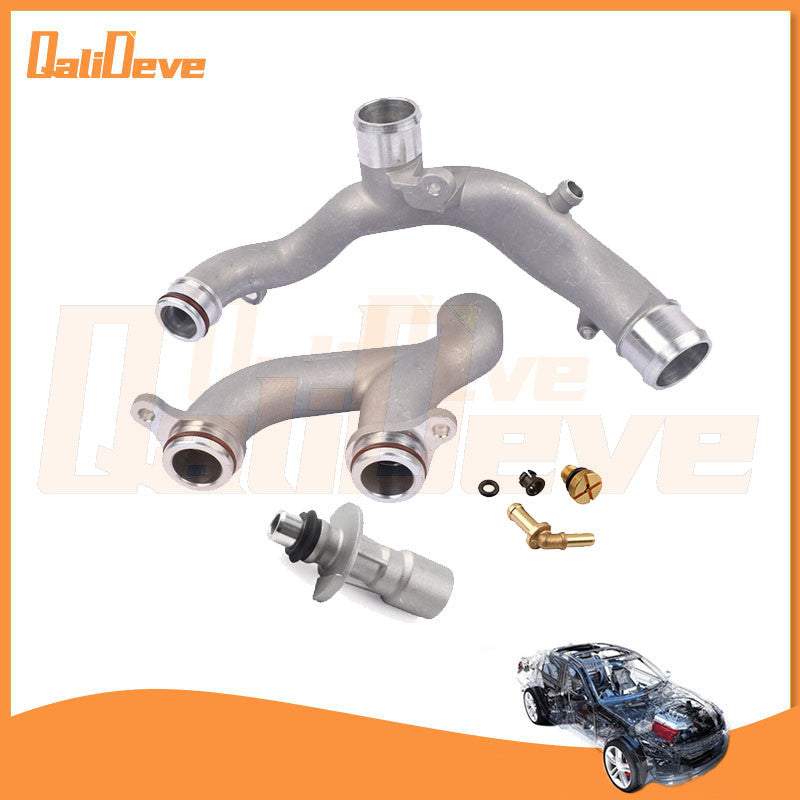 Coolant piping upgrade kit for Jaguar for Land Rover 3.0L V6 and 5.0V8 turbocharged engines.