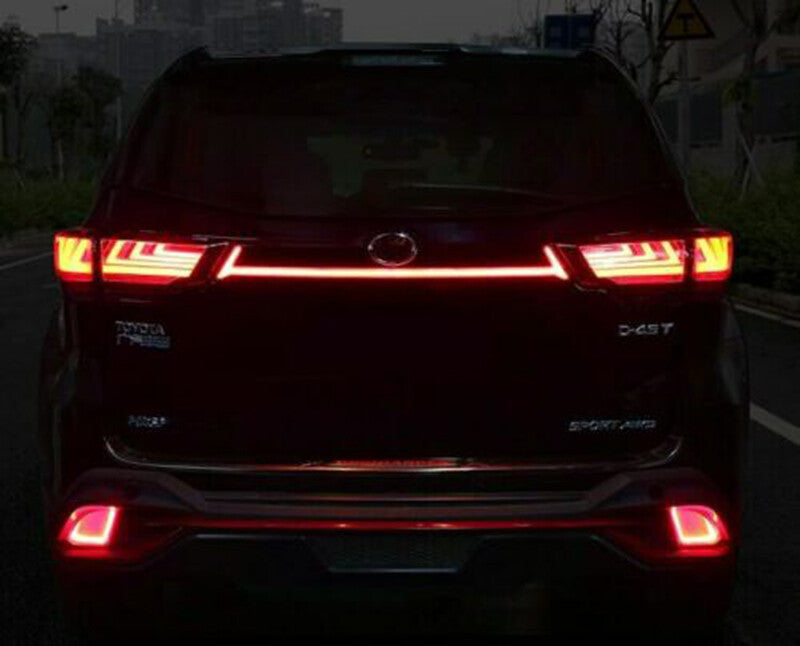 for Toyota Highlander 2014-19 Black LED Through lights Assembly LED Trunk lights