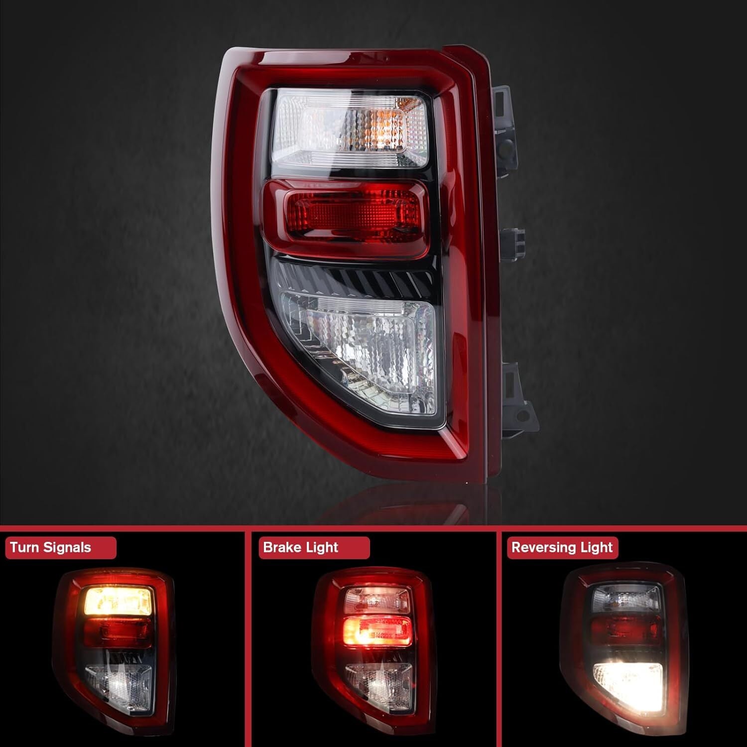 LED Rear Tail Light Brake Lamp For 2021-2023 for Ford Bronco Sport Left Driver Side