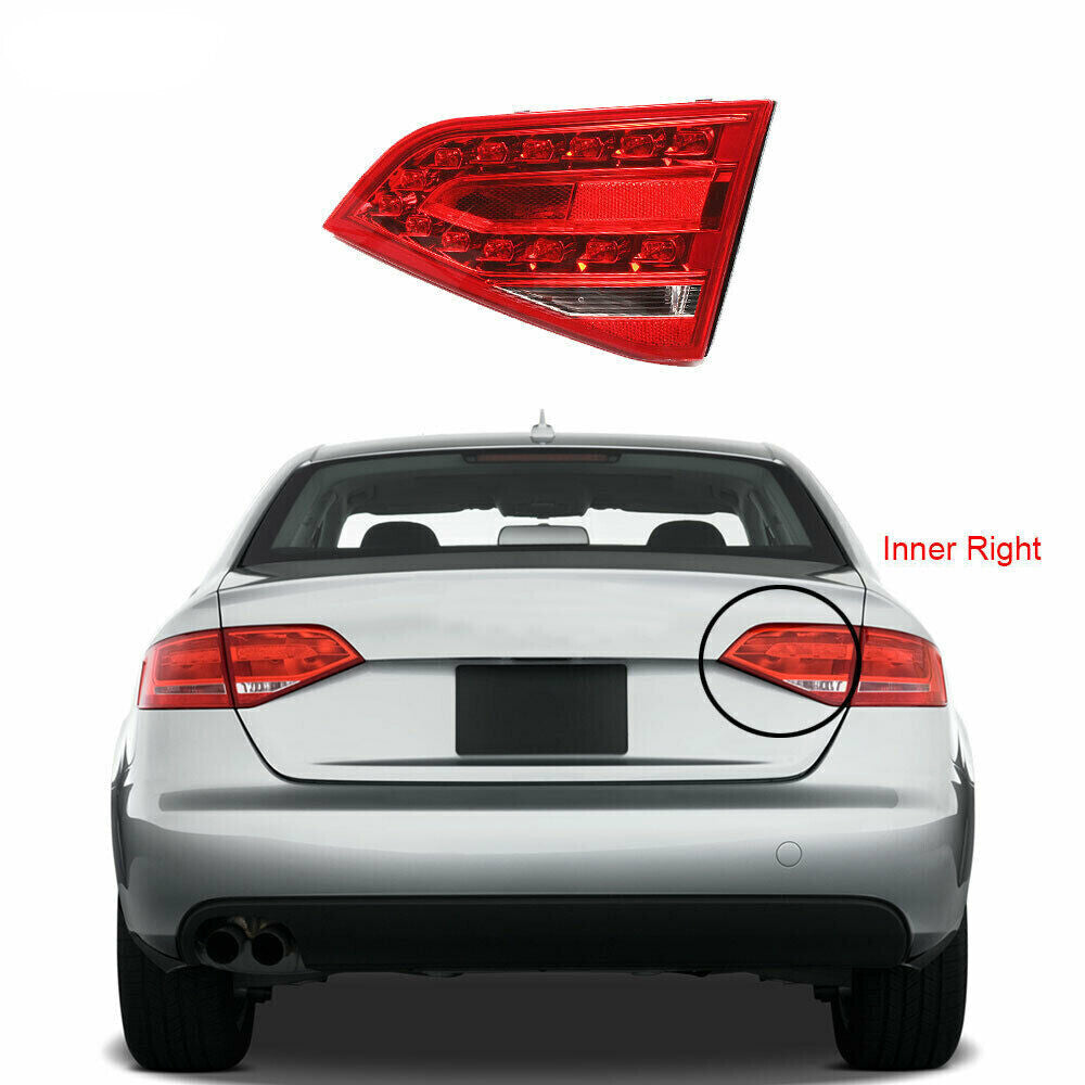 Inner Right Tail light Brake Light LED Fit for AUDI for A4 S4 2008-2012 Sedan 1PCS