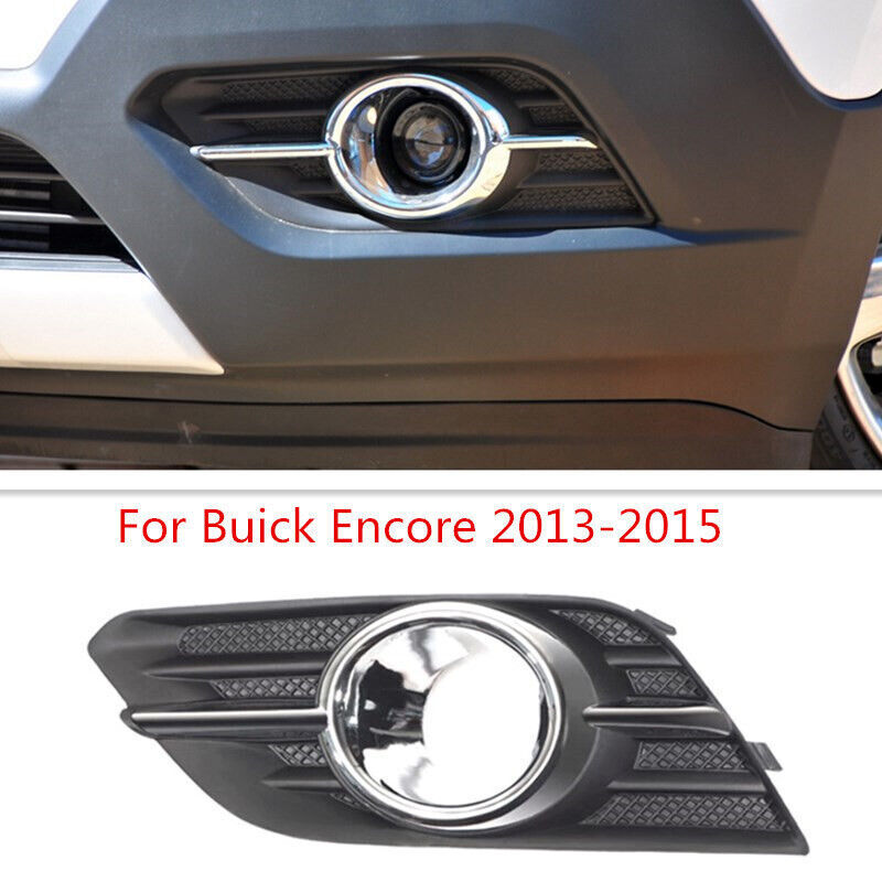 ABS Front Bumper Fog Lamp Cover Bezel Left Side Fit for Buick Encore 2013-2015
