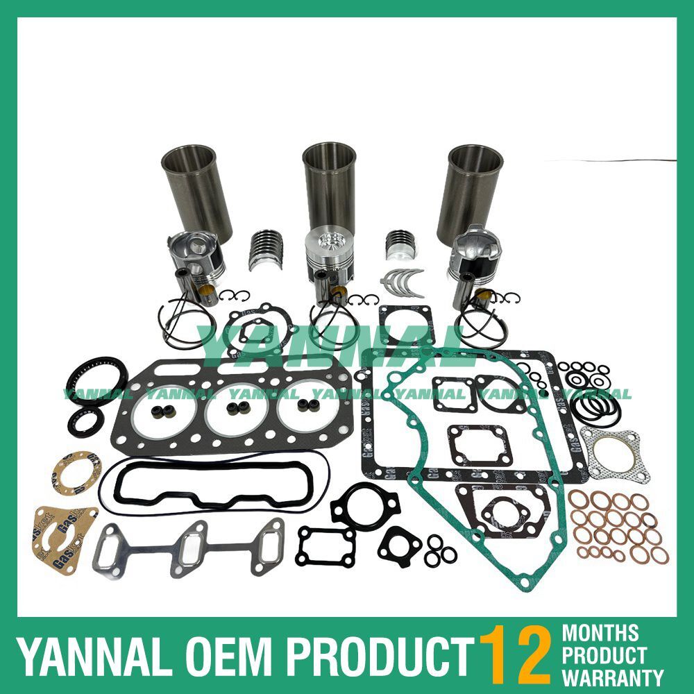 New 3T75HA Overhaul and Rebuild Kit with Shims and Bearings for Yanmar 3T75HA Engines
