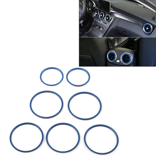AC Air Vent Outlet Inner Ring Cover Trim FIT for Mercedes-Benz C Class W205 For GLC