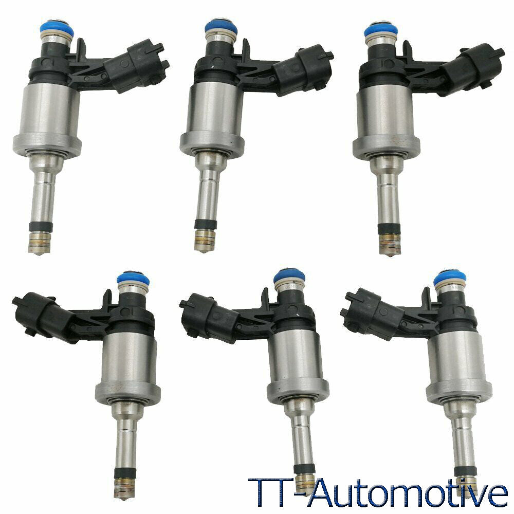 Set of 6 Fuel Injectors for Chevy Camaro Traverse for GMC Acadia for Buick Enclave 3.6L
