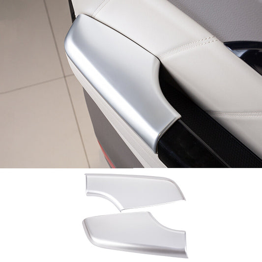 for Kia Carnival 2022-2023 Silver Car Interior Door Armrest Panel Trim Cover 2x