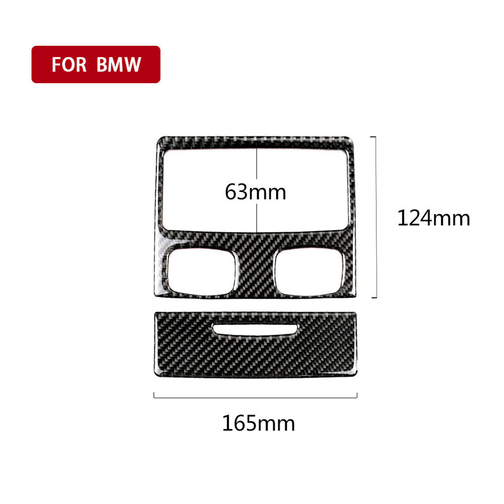 2¡Á Carbon Fiber Rear Air Vent Outlet Panel Trim for BMW 3 Series E90 E92 2005-12