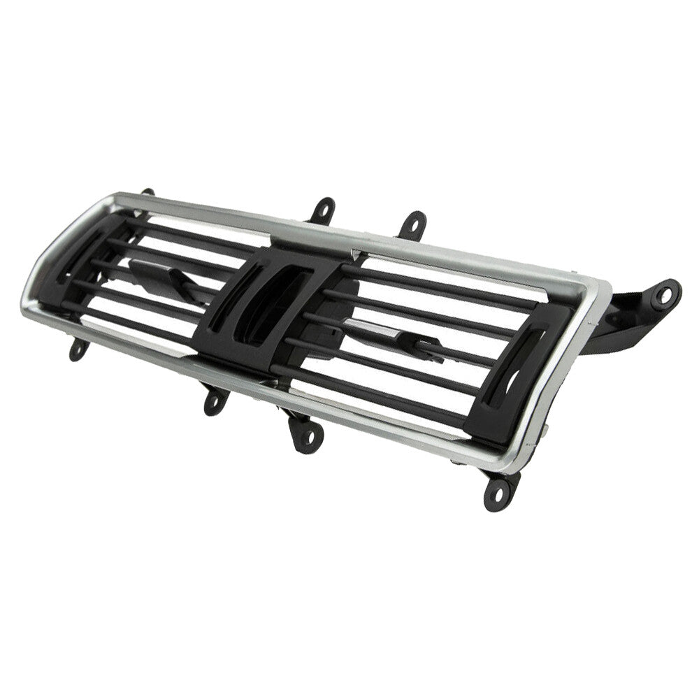For 535ix GT xDrive 2011-17 Center Dashboard Air Vent Grille Black Chrome