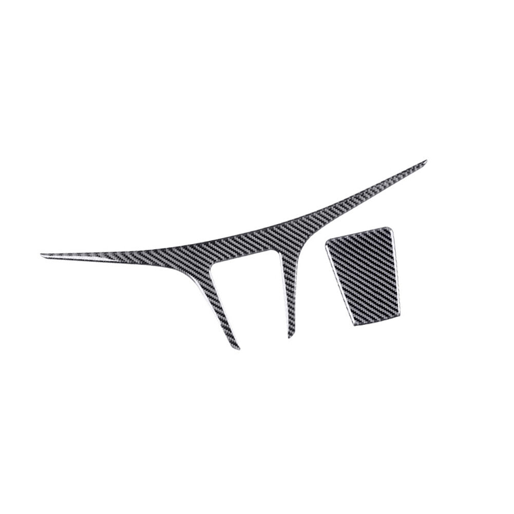 2x carbon fiber dashboard bezel for Porsche Taycan 2019-2022 type A