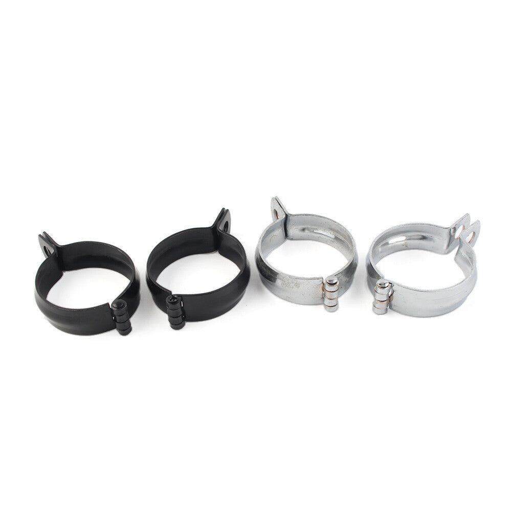 Front Fork Clamp Turn Signal Light Mount Bracket Holder Pair Motorcycle