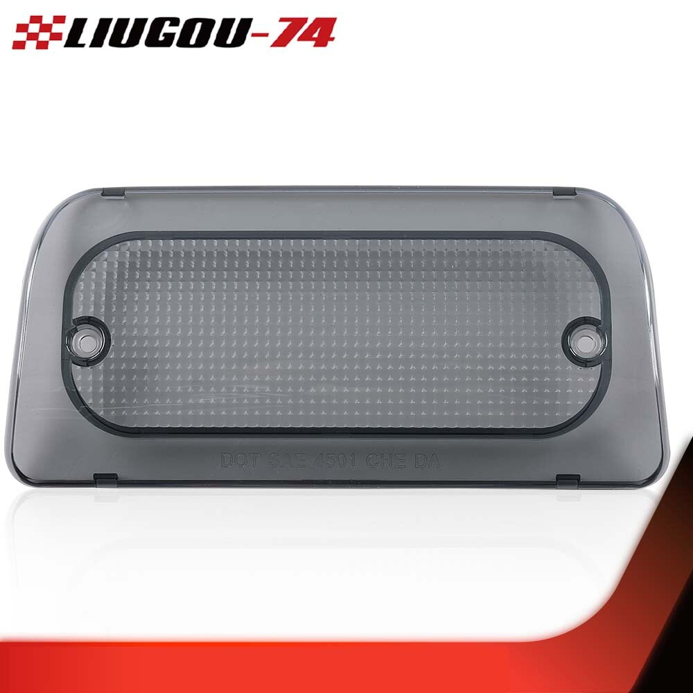 new Smoked protective cover for 1994-2004 for Chevrolet S-10 Jim Sisonoma third brake light lens.