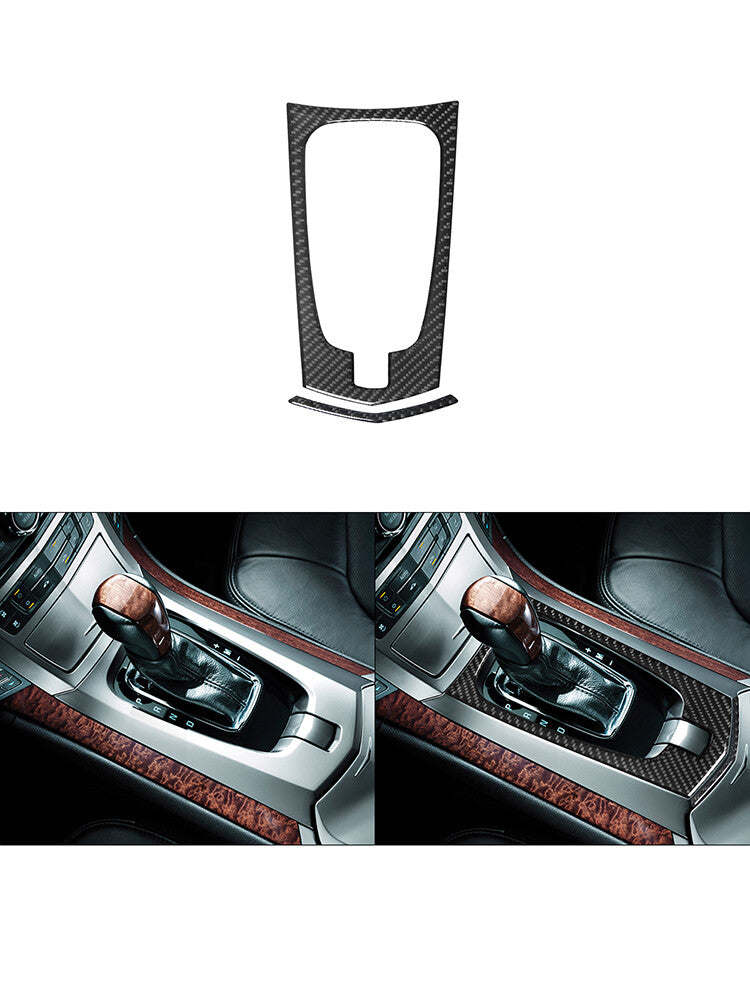 2Pcs Gear Shift Frame Trim Cover Carbon Fiber for CADILLAC CTS SPORT 2008-2022