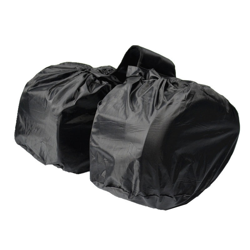 Motorcycle 2Pcs Black 18-29L Saddle Bag Luggage Storage Saddle Side Travel Box