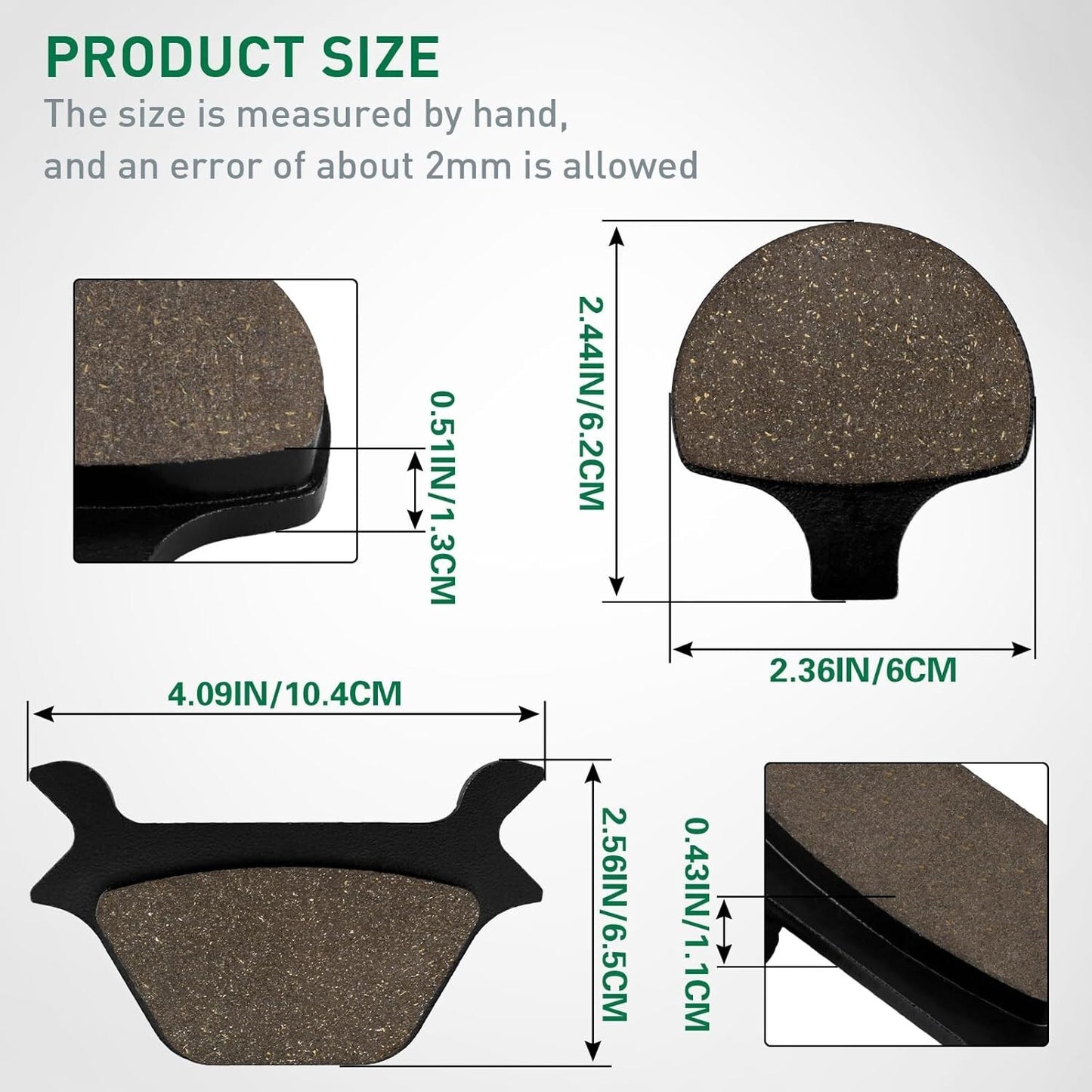 Brake Pad for Harley Davidson Sportster883 1200/Softail Fat Boy/Dyna Super Glide