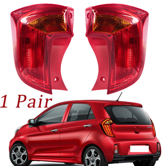 1. Dual taillights for Kia Picanto 2012 - 2016, including stop lights.