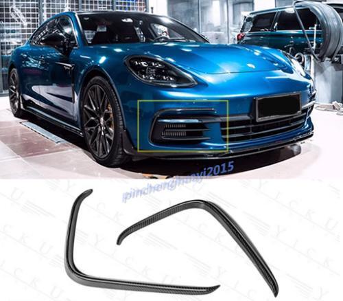 carbon fiber front bumper protective trim for Porsche for Panamera 971 2017 - 2023