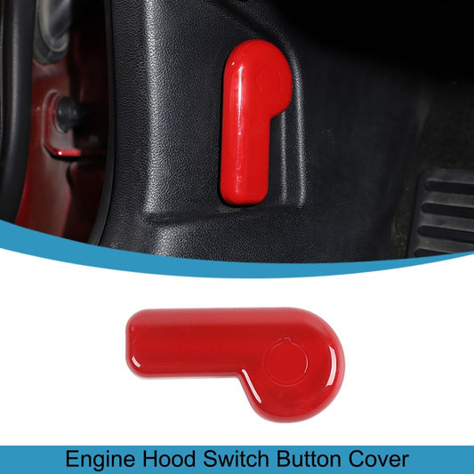 Engine Hood Switch Button Knob Cover Trim for Ford for Mustang 2015-2023 Accessories