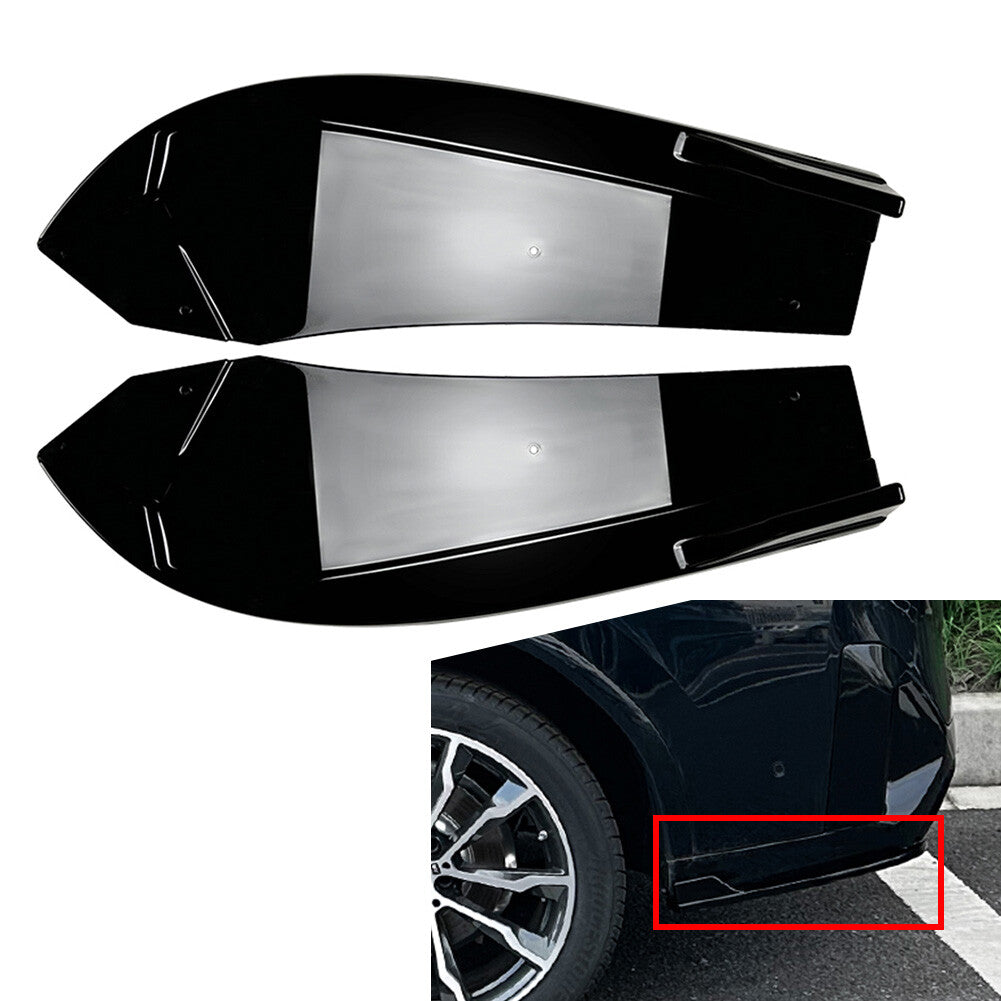 Rear Lip Wrap Angle Corner Spoiler fit for BMW X4 G02 LCI M Sport 2022-23 2022 2023