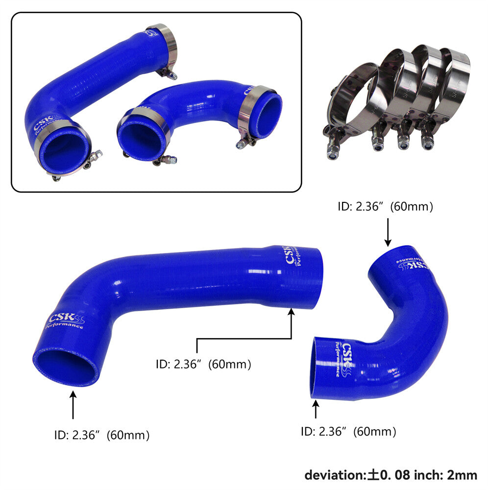 Intercooler + Pipe Kit For A3/S3 / for VW for Golf GTI R MK7 EA888 1.8T 2.0T TSI Blue