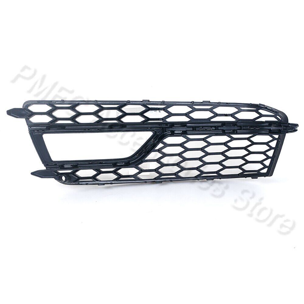 A pair of honeycomb mesh fog light grille covers for Audi S5 A5 S Series 2013-16.