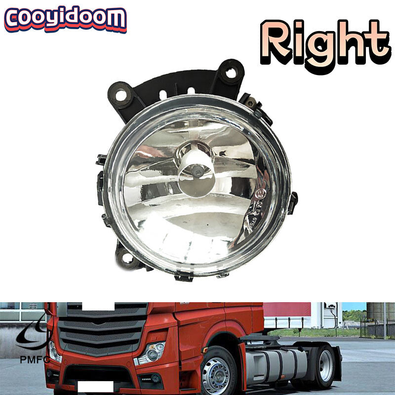 Front bumper lights, fog lights, and daytime running lights for Mercedes-Benz Actros MP4 trucks