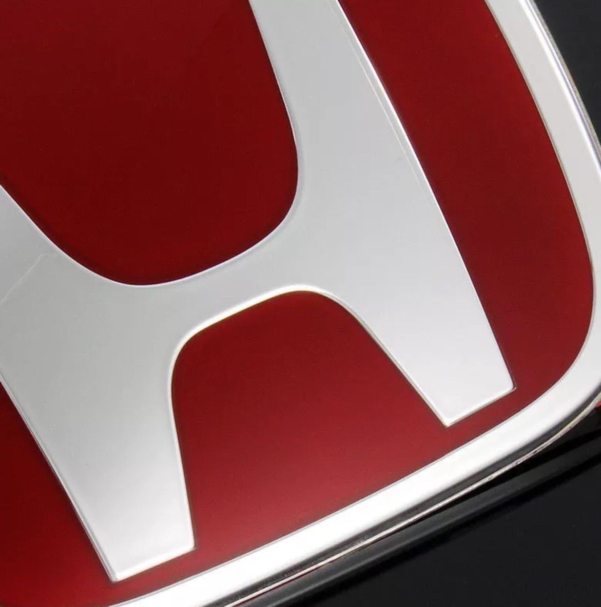 for Honda for Civic Red H JDM Badge 06-11 Rear/Rear 2DR Coupe Rear Only