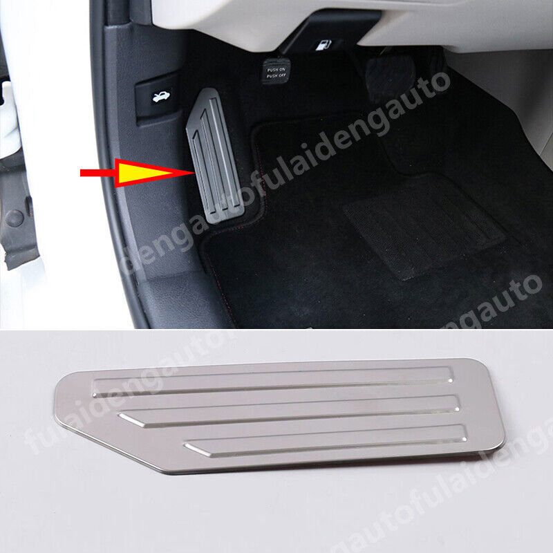 for Nissan Altima 2019-2022 Stainless Silver Titanium Foot Rest Pedal Pad Cover