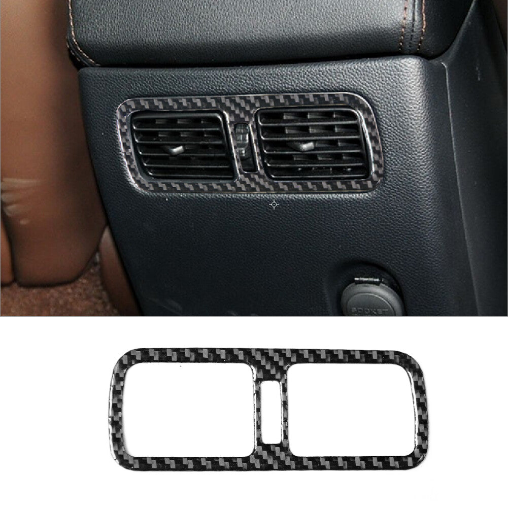 Carbon Fiber Rear Center Air Vent Cover Trim for Infiniti FX 09-13/QX70 2014-16