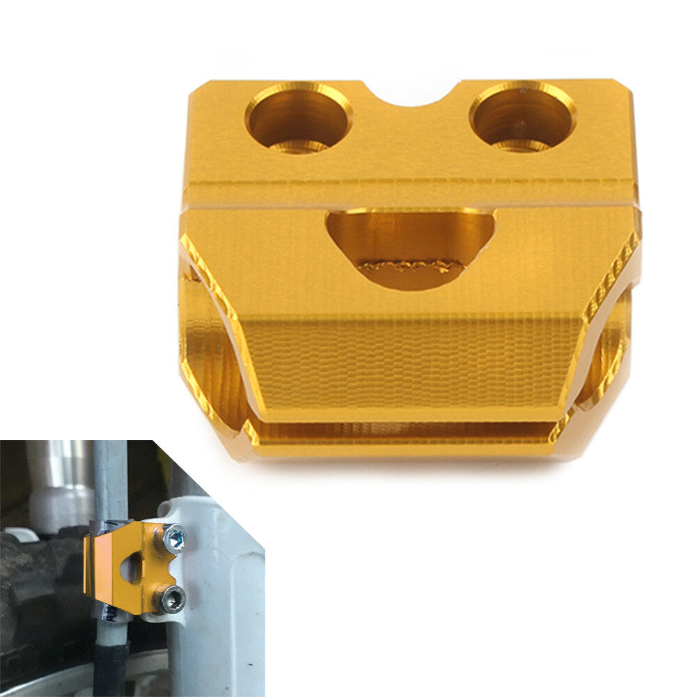 Brake Line Hose Clamp Holder fit for Suzuki RM85 RM125 RMX450Z DRZ400SM RM250 Yellow