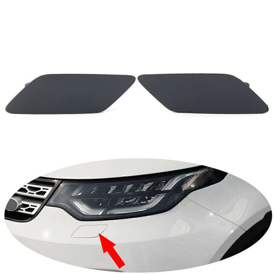 Pair Headlight Washer Cover Cap for Land Rover Discovery 2017-2020 LR083110