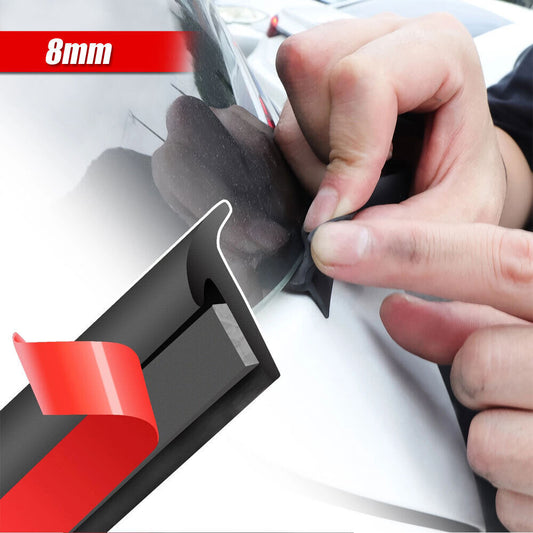 16.5ft T-Shape Rubber for Ford Car Seal Weather Strip Door Edge Moulding Trim