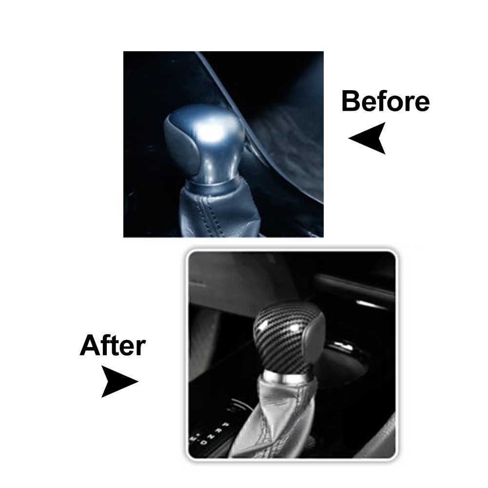 for Toyota C-HR CHR 2016-2019 2017 2018 Gear Lever Shift Knob Cover Trim Silver