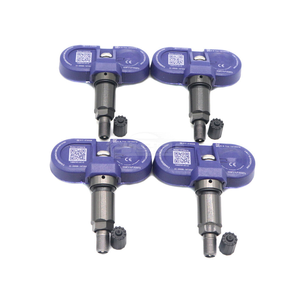 4x 1490701-01-B Bluetooth TPMS Sensors for Tesla Model 3 SXY with Nuts 2020-2024