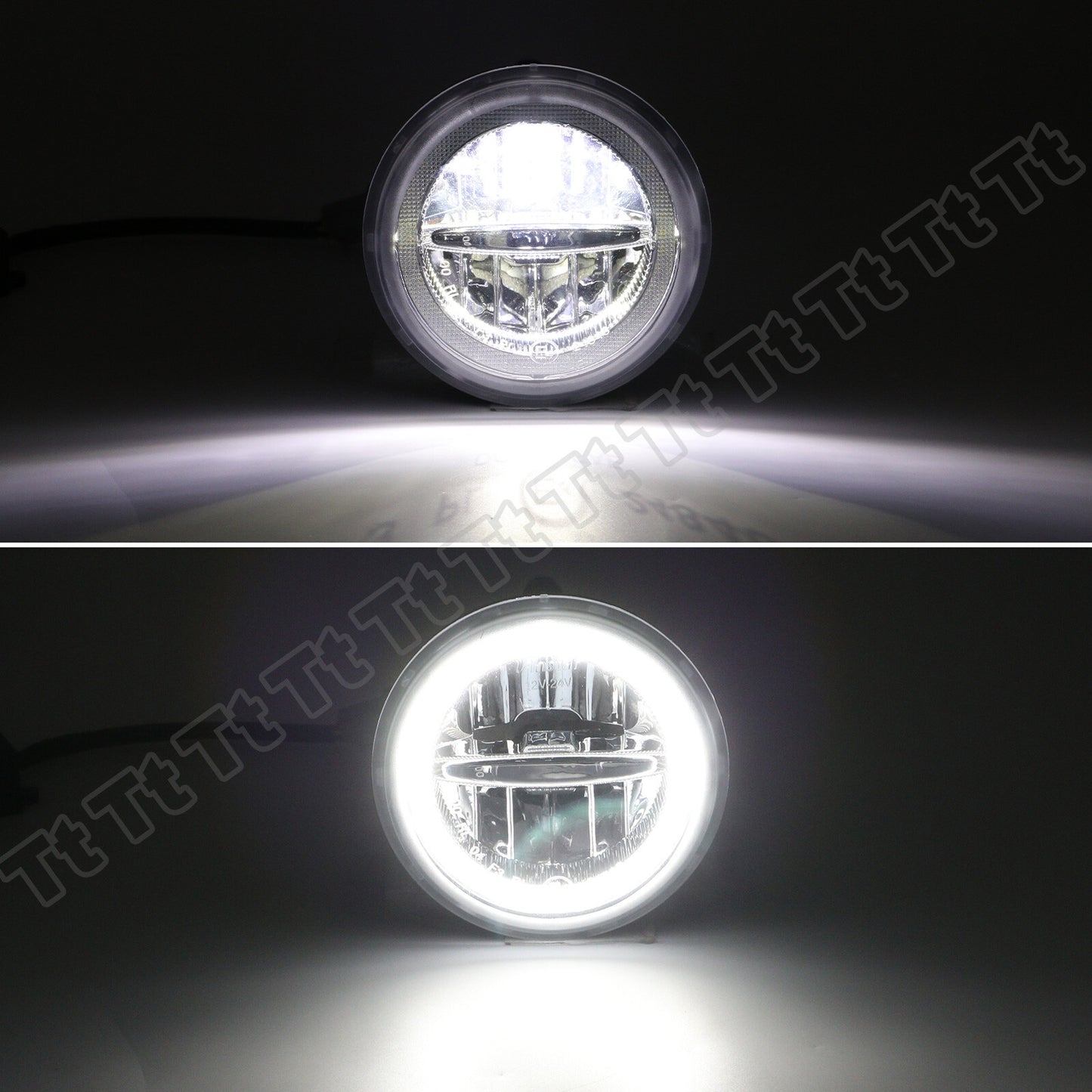 Suitable for 2003-2009 for Hummer H2 LED Halo DRL Driving Fog Daytime Running Lights