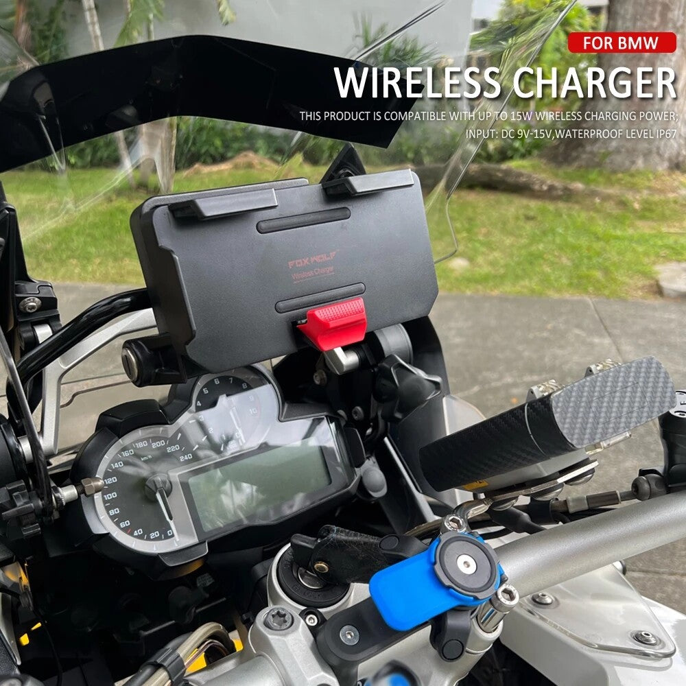 For F800GS ADV F700GS Navigation Bracket Wireless Charging Support Mobile Phone