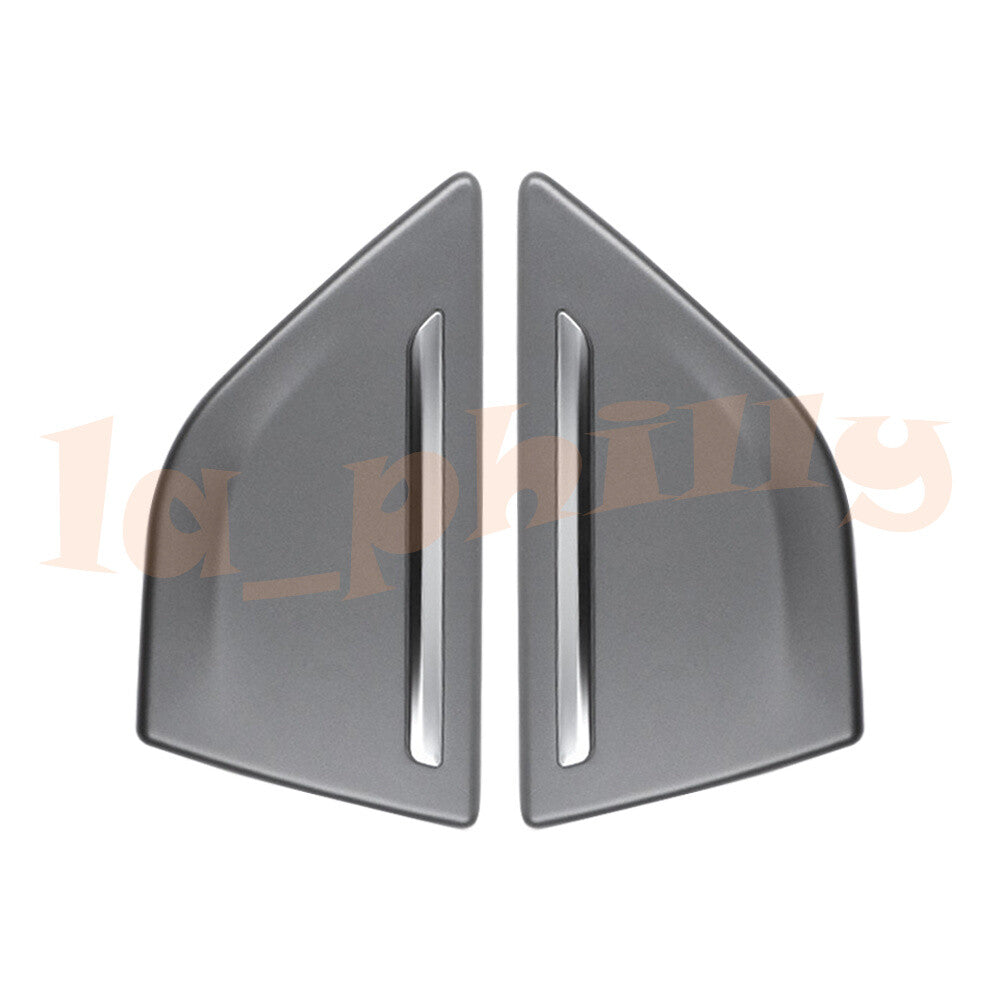 2x Front Right+Left Side Metal Gray Car Ashtray Cover Fit for 2015 for BMW