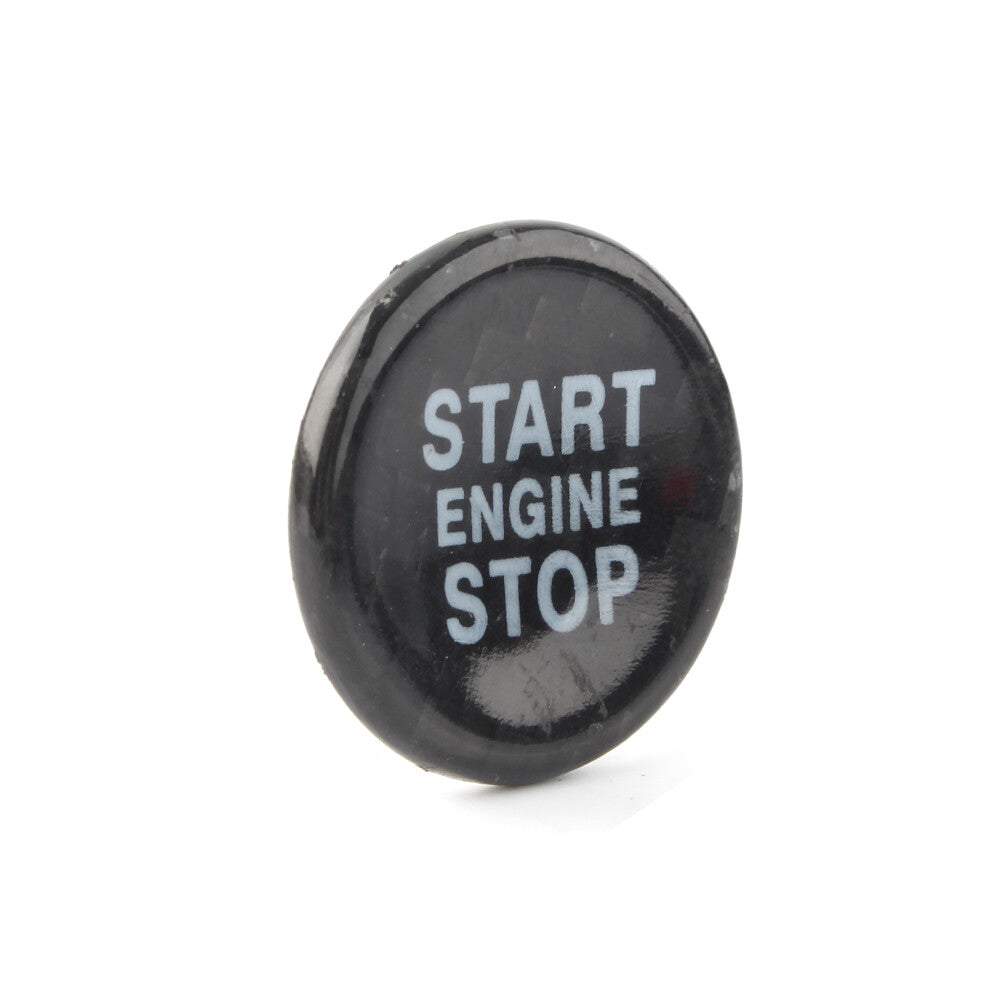 Carbon fiber ignition start button decorative sticker for Alfa Romeo Giulia
