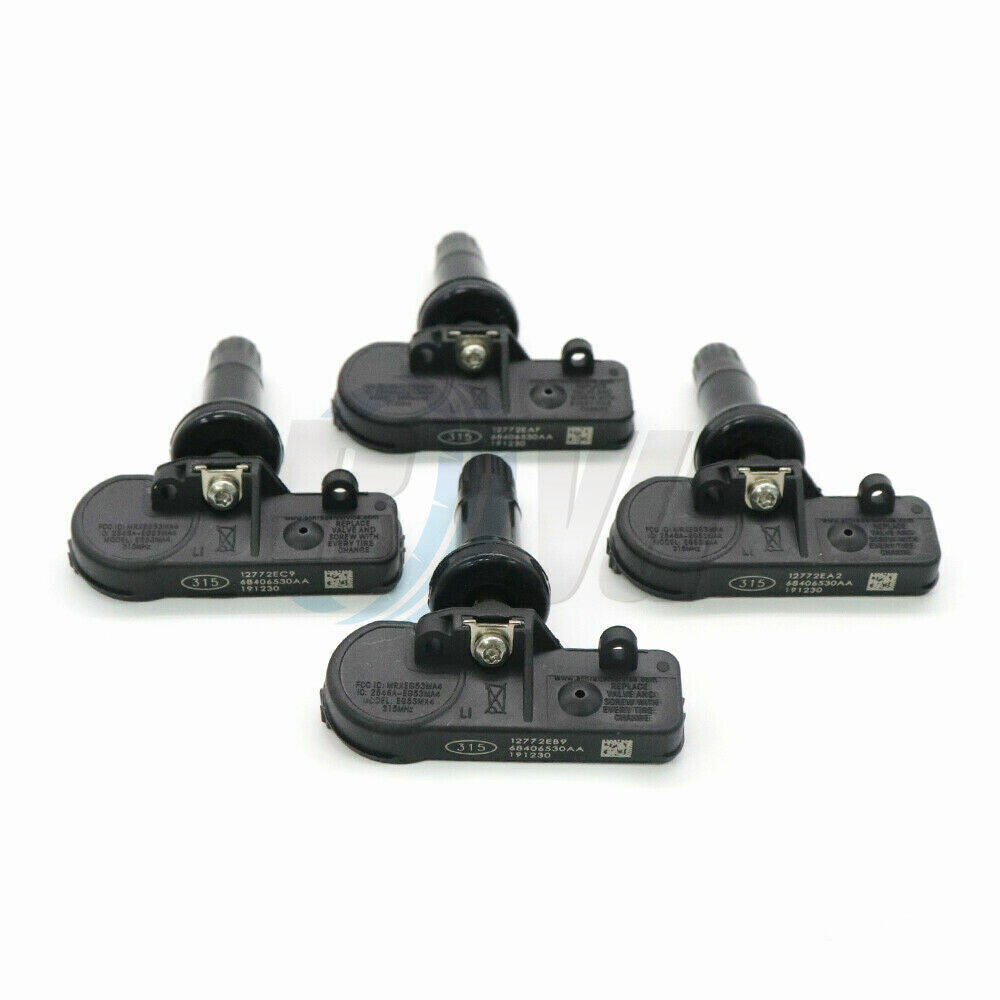 4pcs 315MHz TPMS Tire Pressure Sensor 68406530AA for Jeep for Dodge for Chrysler